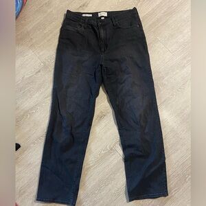 high rise 90s straight leg jeans